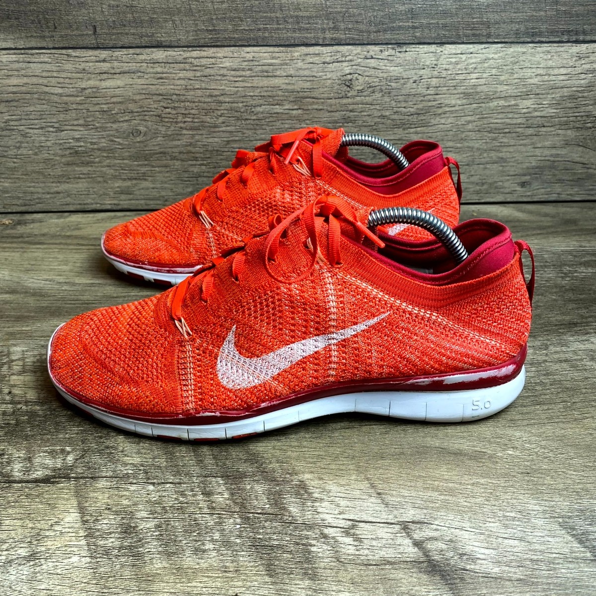 nike free flyknit tr orange