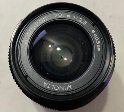 Leitz Minolta CL / M-Rokkor 28mm 1:2.8付
