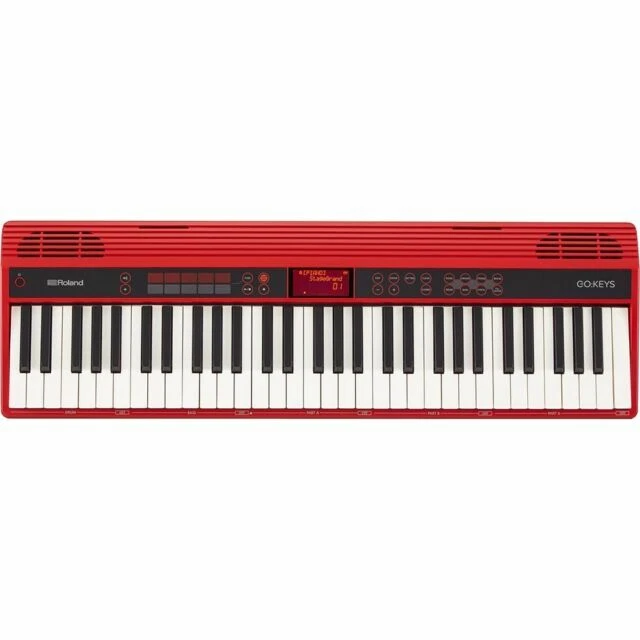【27年7月迄保証付き】Roland Go:Keys go61k 61鍵 レッド Roland GO61K 61 Keys Music Creation Keyboard for sale online | eBay
