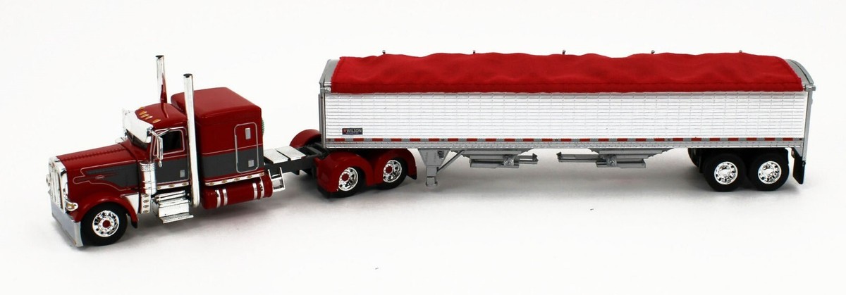 2023 DCP 1:64 *RED & GRAY* Peterbilt 389 63
