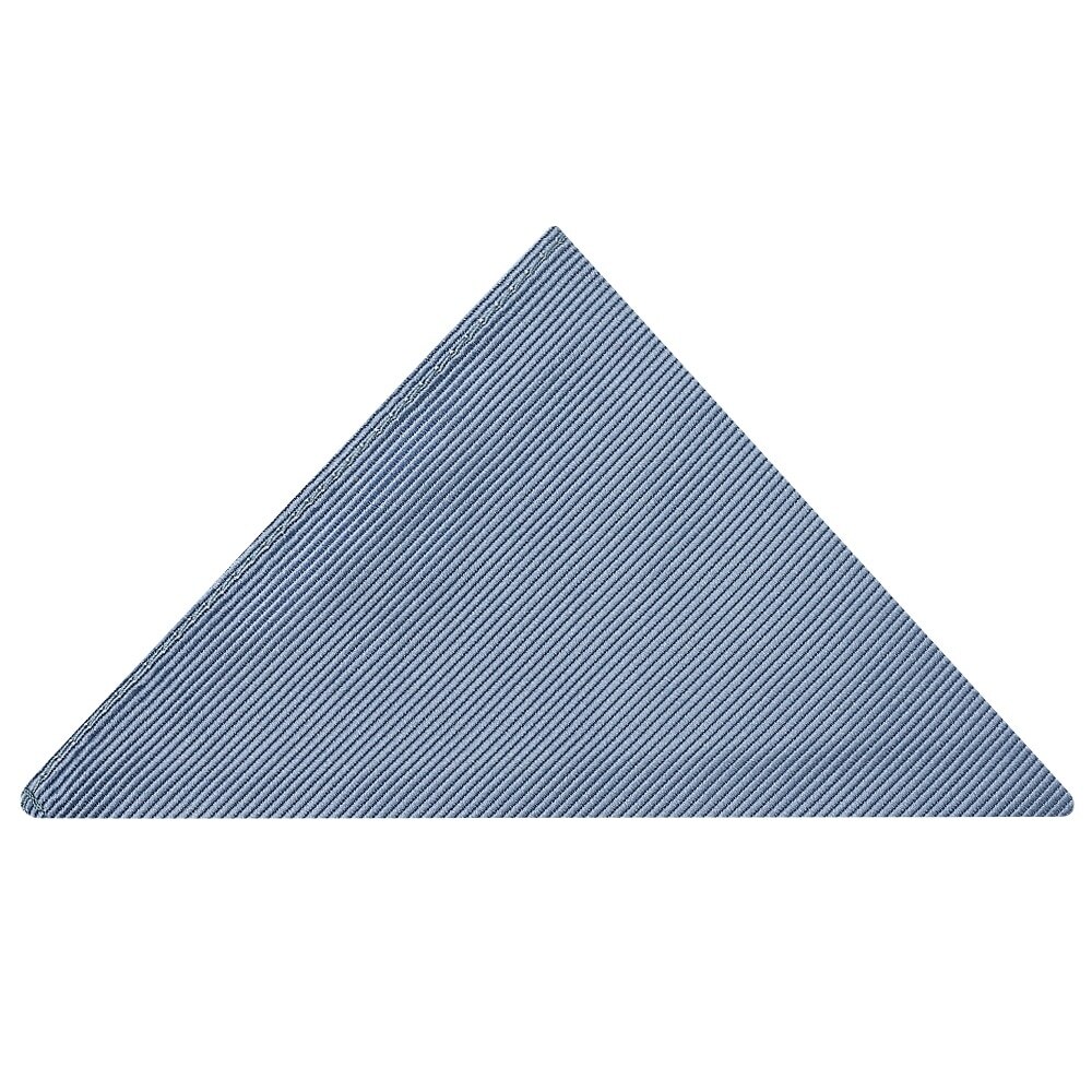 Dusty Blue Twill Silk Pocket Square Wedding Christening Prom Handkerchief Hanky