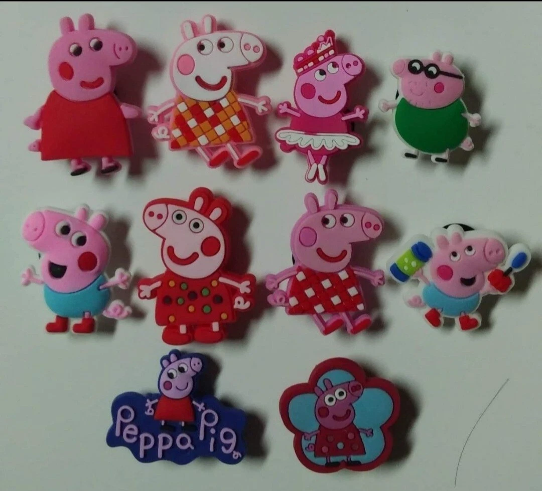 Peppa croc cheap charms