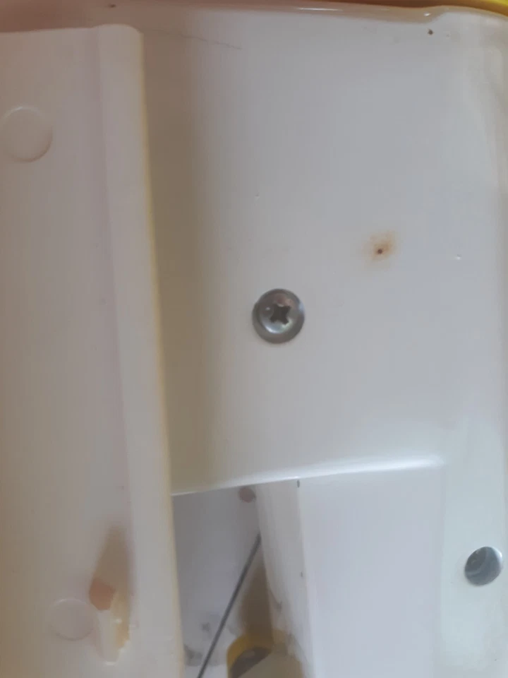 1970s Vintage Sears Daisy Yellow and White Sewing Machine with Pedal Works - Image 4 of 4