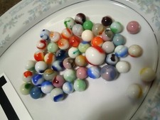 Pack Lot T Of 50 Uranium Cadmium Selenium Marbles