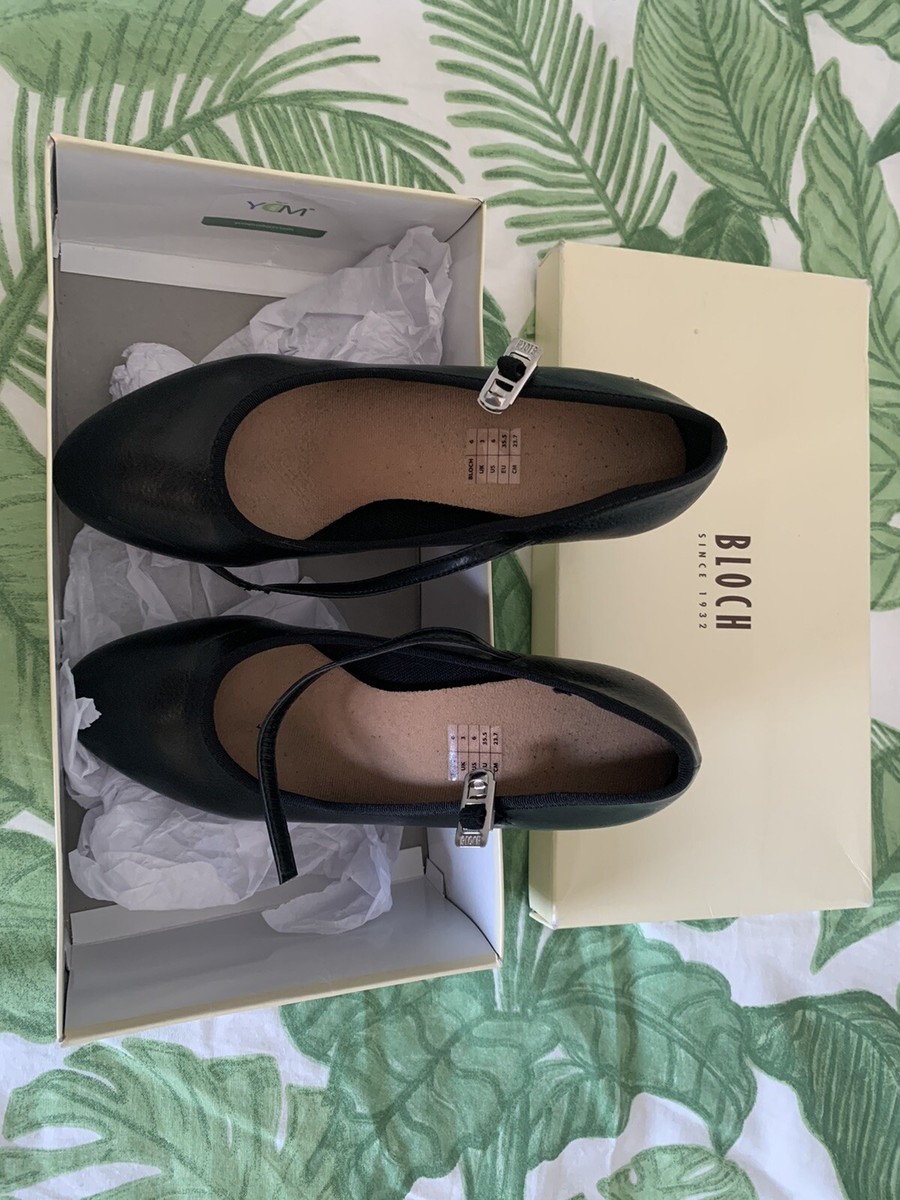 Bloch 324 BLACK Kickline Shoe 3UK UK