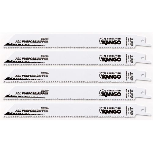 Kango 8" 812TPI 5 Piece All Purpose Recip Blade Set Australia Brand eBay