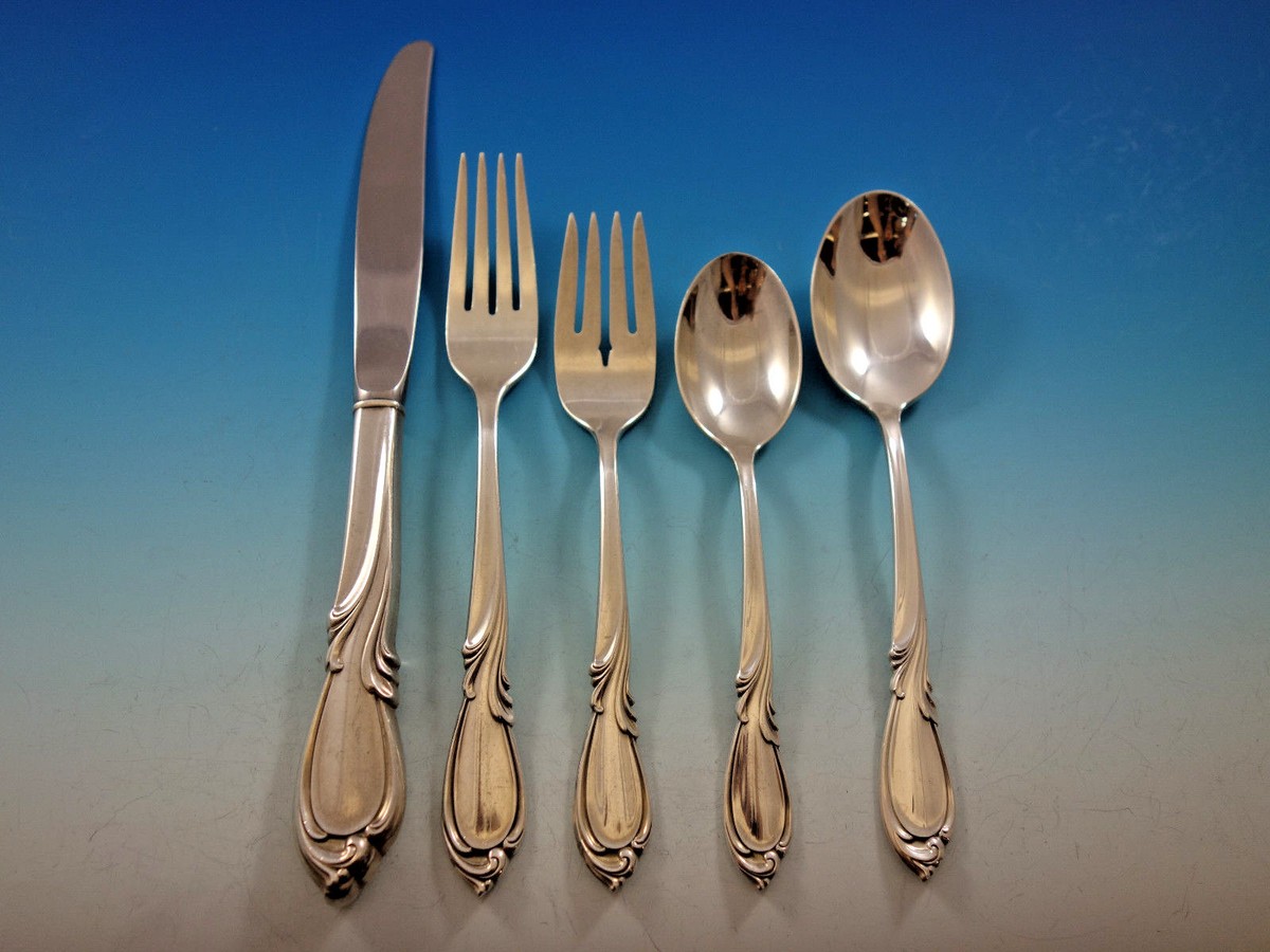 Rhapsody by International Sterling Silver Flatware Set for 8