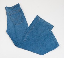 True VTG Levis Orange Tab 70s Bell Bottom Denim Jeans 33x30 Talon RARE ERROR 646