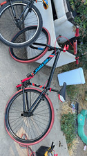Big Flyer Big Flyer 29 in Cruiser Bike 1 Speed Bullhorn Bar Black/Blue/Red