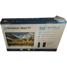 Westinghouse Roku TV 50 in LED 4K Ultra HD 2160p Smart TV with HDR never opened