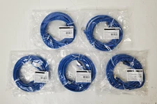Lot of 5 New C2G 10FT CAT6A SNAGLESS SHIELDED-BLUE (#00681)