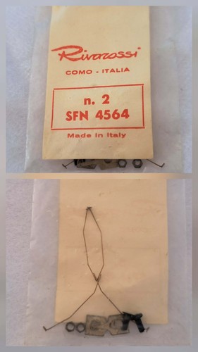 RIVAROSSI HO SFN 4564 1117 11117 PAIRE CLIP PC VIS ECROU FIXATION COSSE CABLE | Condition: Occasion