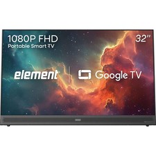 Element 32" 1080P FHD Portable Smart Google TV HDR10 E300AF32PBG
