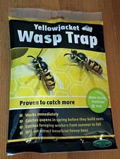 Yellowjacket  Wasp Trap Non Toxic Pesticide Free Safe For Home Use REUSABLE