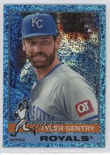 2025 Topps Heritage Chrome Light Blue Sparkle Refractor Tyler Gentry #109 0y5c