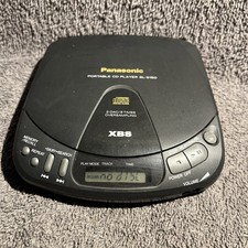 Panasonic CD Player AM/FM Radio SL-S150 XBS, Tested, Works, Missing Batt Cover
