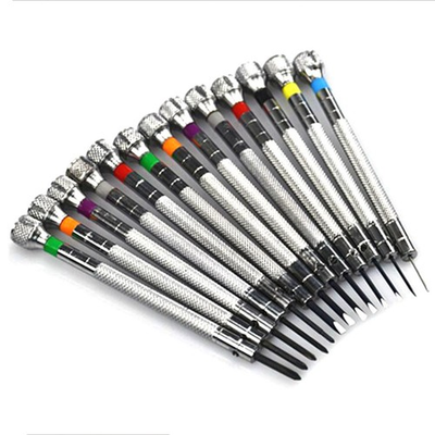 #ad 13Pack Metal 0.6 2.0mm 90mm Long Screwdrivers Repair Tools For Watchmakers Watch $12.77