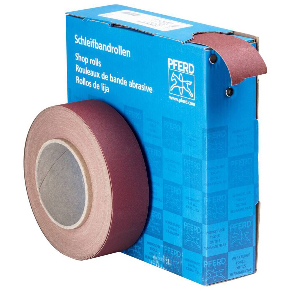 PFERD Sandpaper roll grit 240 LxW 25m x 38mm ideal for Hand-grinding