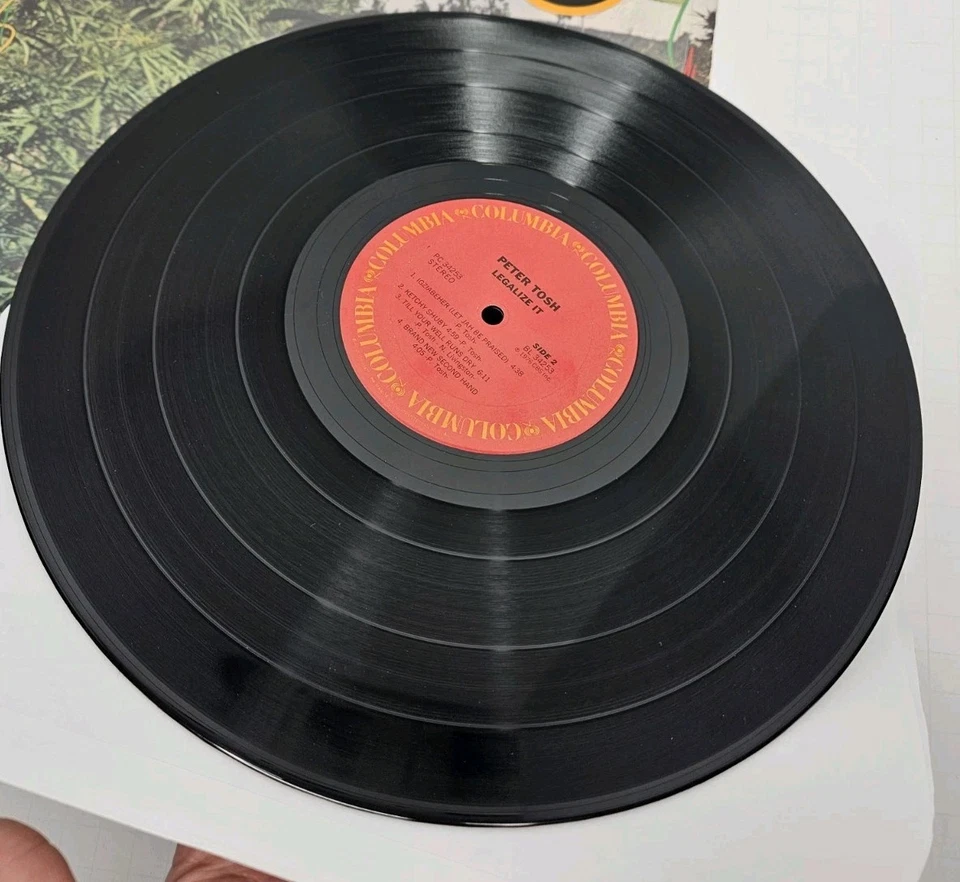 Peter Tosh – Legalize It Vinyl Record LP, Columbia PC 34253 - Image 4 of 4