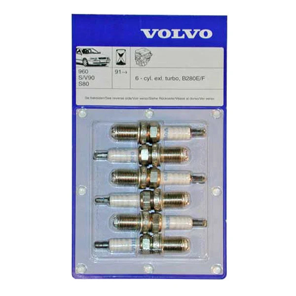 For Volvo S80 1999-2004 Genuine 8642661 Nickel Spark Plugs