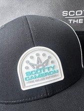 Scotty Cameron Black Trucker Hat Cap / Tiff Blue Patch Crown logo Gallery