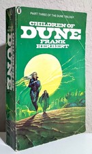 Frank Herbert = CHILDREN OF DUNE = vintage UK paperback reprint - rare NEL 1984
