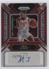 2023 Panini Prizm Sensational Signatures Red 49/99 Seth Lundy #SS-LU Auto 11oh