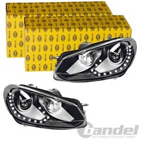 2X Hella BI-XENON DE LED Scheinwerfer Passend FüR VW Golf Links+Rechts