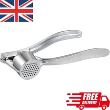 Heavy Duty Stainless Steel Garlic Squeezer Press Crusher Removable Kitchen Tool
