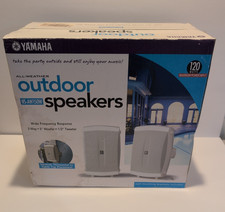 Yamaha NS-AW150 W Pair Indoor/Outdoor Speakers All-Weather Wide Frequency NIB