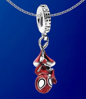 Pandora Marvel Spider-Man Necklace Set Necklace And Pendant ''100% Authentic''