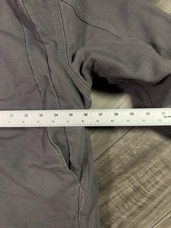 Chaqueta Carhartt Sherpa Forrada con Capucha Pato Trabajo/Desgaste Exterior 104392 Gris Talla XL Foto 3 de 4