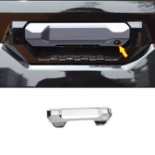 Tailgate Door Handle Bowl Decor Cover 1X For Toyota Tundra 2022-25 Chrome Silver