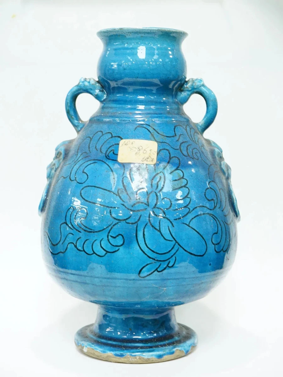 陶瓷蓝色1850-1899 中国古董花瓶| eBay