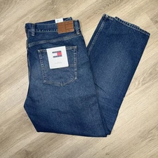 Tommy Hilfiger Jeans Isaac Relaxed Tapered Fit Jeans Blue W34 L32 BNWT