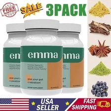 3 PACK Emma Relief Supplement KONSCIENS KETO for Gut Bloating -180Capsules USA