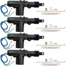 4Piece 12V Universal Door Lock Actuator, Power Door Lock Actuators, 2 Wire