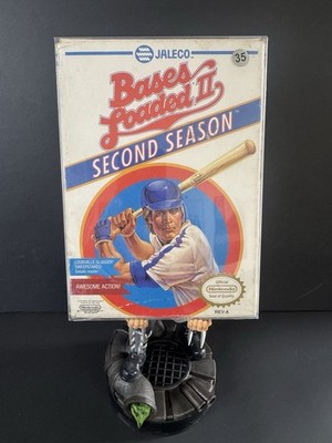 Jaleco Bases Loaded II: Second Season Nintendo NES Baseball Sports Game NTSC