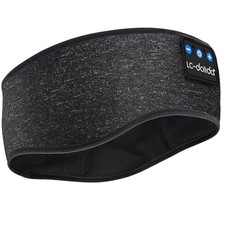 Bluetooth Headphones with Sleeping Eye Mask - Sports Headband Sweat-Wicking