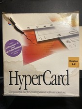 Vintage Apple HyperCard Software 2.2 With 9 3.5 Floppies And Manuals Used