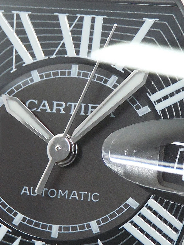 CARTIER Roadster LM W62041V3 acero inoxidable 45 mm automático negro para hombre #T235 Foto 4 de 4