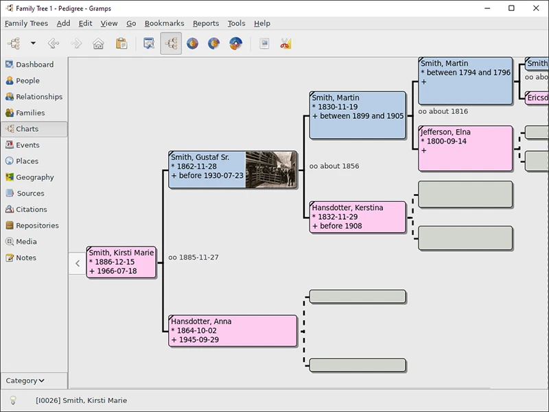 Gramps - Family Tree Generator Creator Software, Genealogy Maker Software - Image 3 of 4
