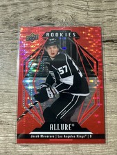 2022-23 Upper Deck Allure - Rookies Jacob Moverare #130 Red Rainbow (RC)