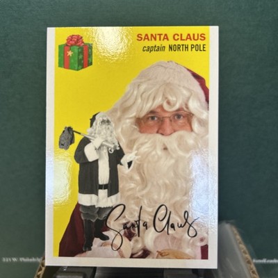 SANTA CLAUS 2025 Topps Holiday Mega SSP 1954 Archives CAPTAIN NORTH POLE TSA-54