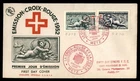 Mayfairstamps France FDC 1952 Sculpture Red Cross Combo First Day Cover aax_0354