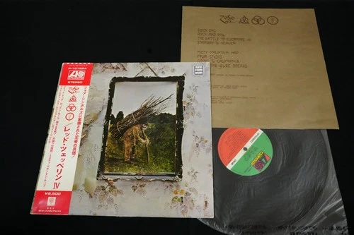 LED ZEPPELIN IV - JAPAN VINYL LP OBI GATEFOLD P-10125A