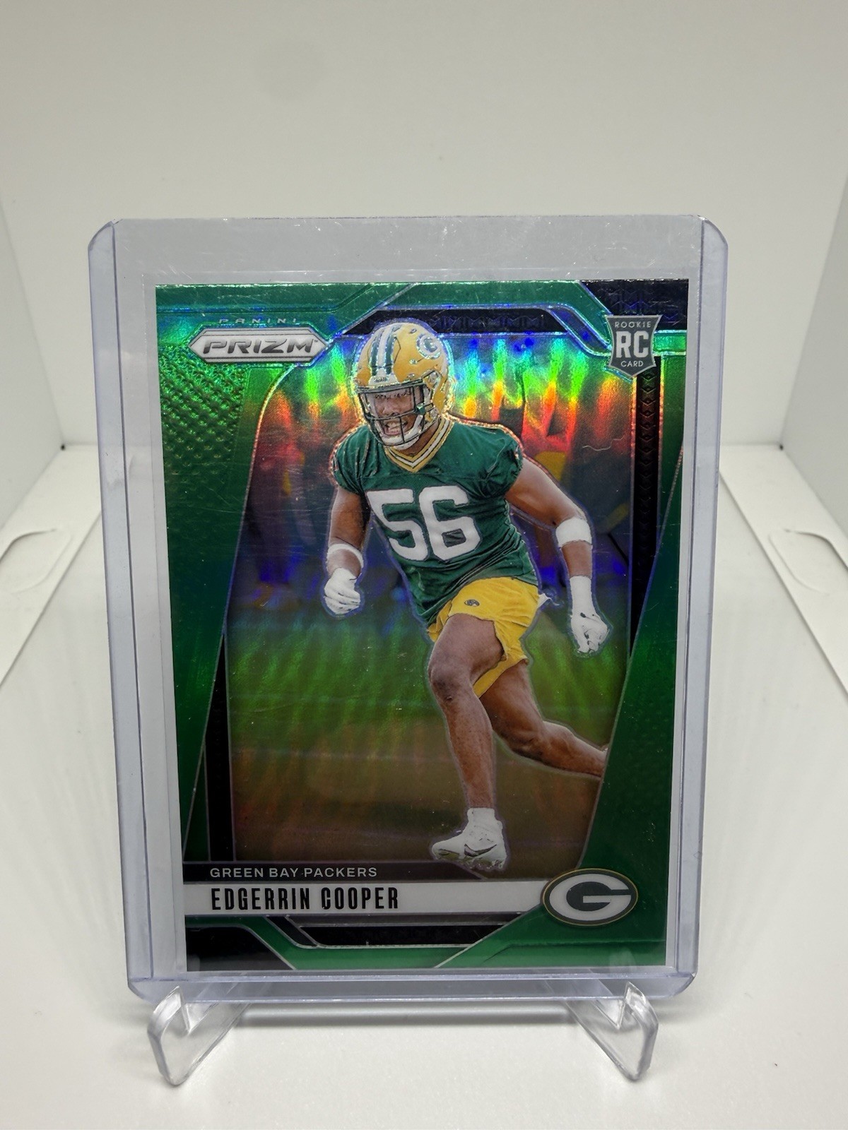 2024 Panini Prizm - Rookies Edgerrin Cooper #331 Green Prizm (RC)