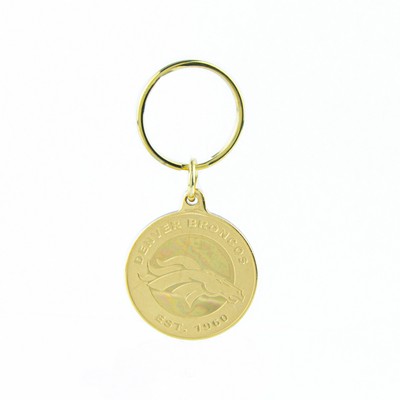 The Highland Mint NFL Denver Broncos Coin Keychain