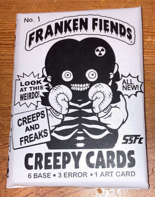 LUNCH BOX LEFTOVERS FRANKEN FIENDS SEALED PACK COMPLETE FIRST SET ONLY 66 MADE