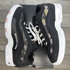 DC Shoes Legacy Lite Se Black Floral Skate Sneakers Size 9 Men’s -ADJS100131